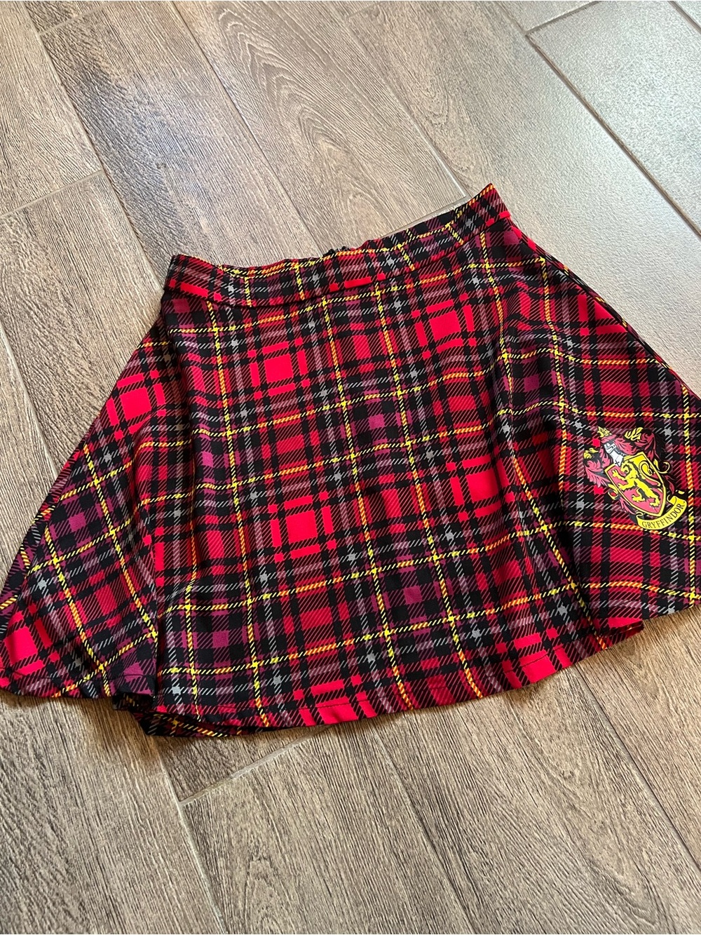 Harry Potter Gryffindor Plaid Skirt Red Tartan Hogwarts Schoolgirl Costume Med